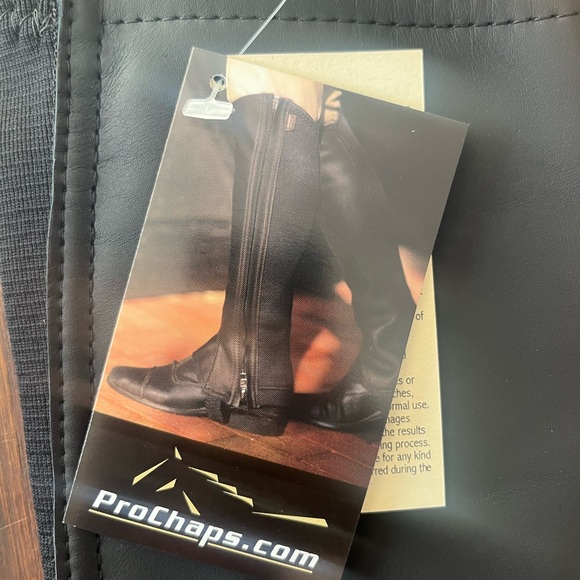 Pro-chaps The FIT – Half Chap in black NWT size x-small - Picture 6 of 6